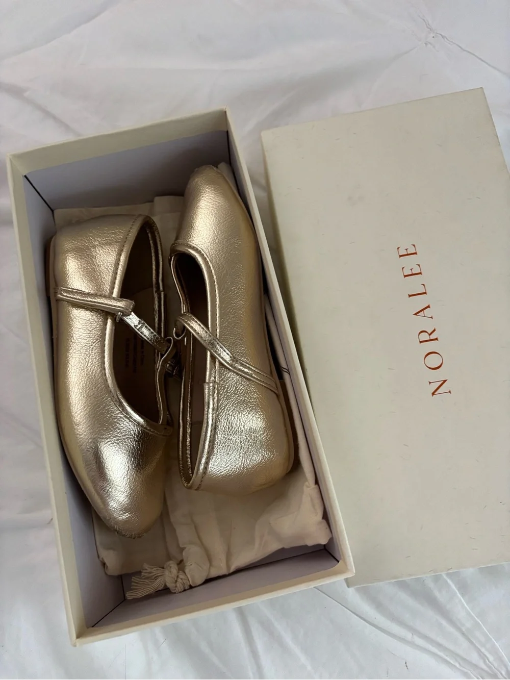 Nora Lee Girls' Metallic Gold Mary Jane Shoes